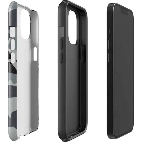 Urban Camouflage Black iPhone 15 Impact Case